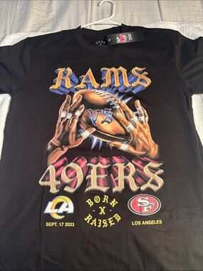 NFL Collaboration - Rams vs 49ers Black Graphic Tee